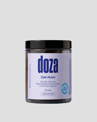Żelki z ekstraktem z grzyba Reishi 60 szt. Doza - 1