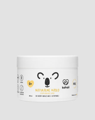 Naturalne masło dla dzieci od 1 dnia życia, hipoalergiczne uzupełniające lipidy Kohaii - 1