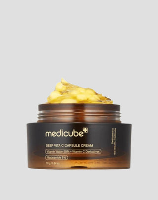Rozjaśniająco-ujędrniający krem do twarzy z witaminą C Deep Vita C Capsule Cream Medicube - 2