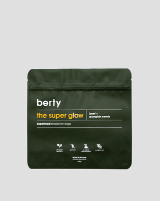 Przysmak z wołowiny z dodatkiem pestek dyni dla psa 5 the super glow Berty - 1