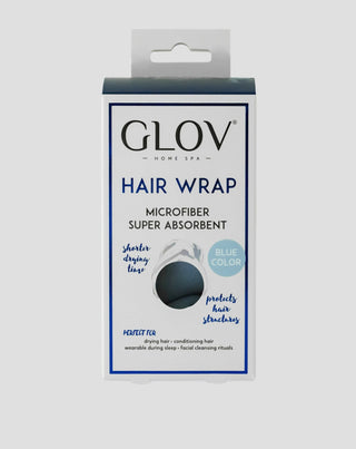Biały turban do włosów skracający czas suszenia do każdego typu włosów Hair Wrap Glov - 2