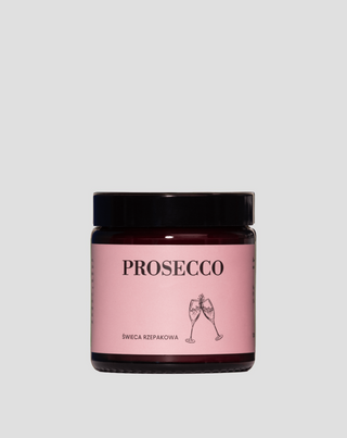 Naturalna świeca rzepakowa o orzeźwiającym lekko słodkim zapachu Prosecco Mglife - 1