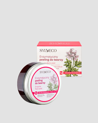 Wygładzający peeling enzymatyczny do twarzy poprawiający strukturę skóry Sylveco - 2