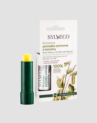 Brzozowa pomadka ochronna do ust z betuliną i naturalnymi olejami Sylveco - 1