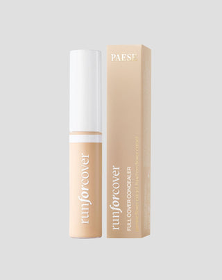 Kryjący korektor pod oczy niwelujący drobne zmarszczki 40 golden beige run for cover Paese