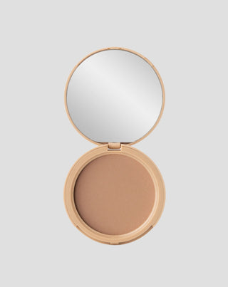 Rozświetlająco kryjący puder prasowany do twarzy kolor 3C złoty beż Illuminating Paese