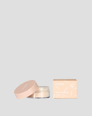 Sypki puder ryżowy utrwalający i wygładzający Light Beige Paese - 3