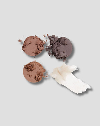 Paleta 3 cieni i bezbarwnego wosku do stylizacji brwi zapewniająca długotrwały efekt Gosh - 2