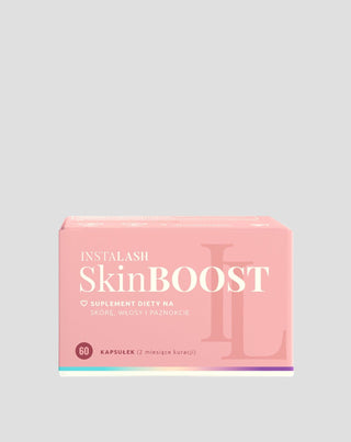 Suplement diety poprawiający kondycję skóry, włosów i paznokci SkinBoost Instalash 60 kapsułek - 1