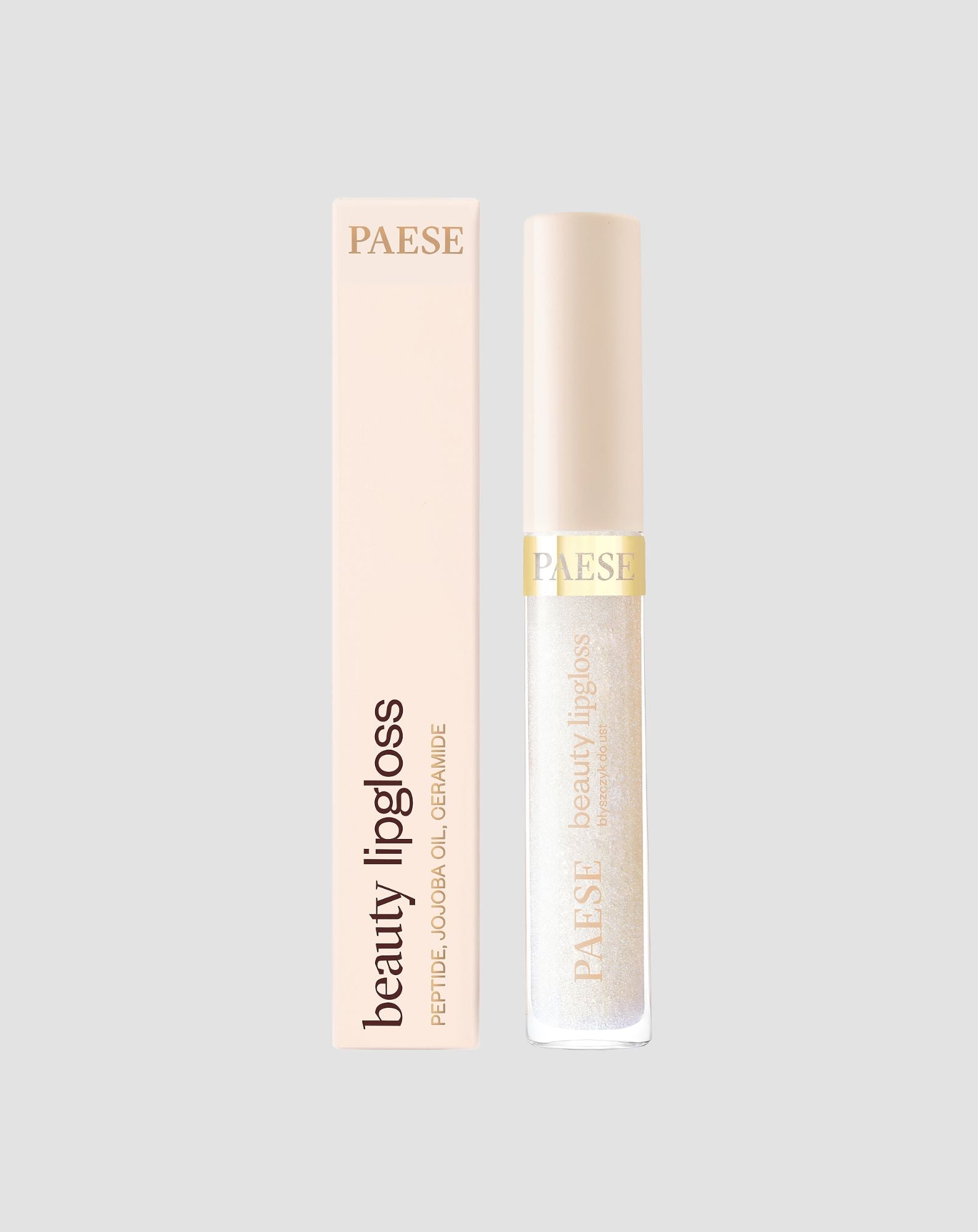 Pielęgnujący błyszczyk do ust z peptydami Beauty Lipgloss Paese - Icing Glow - 5