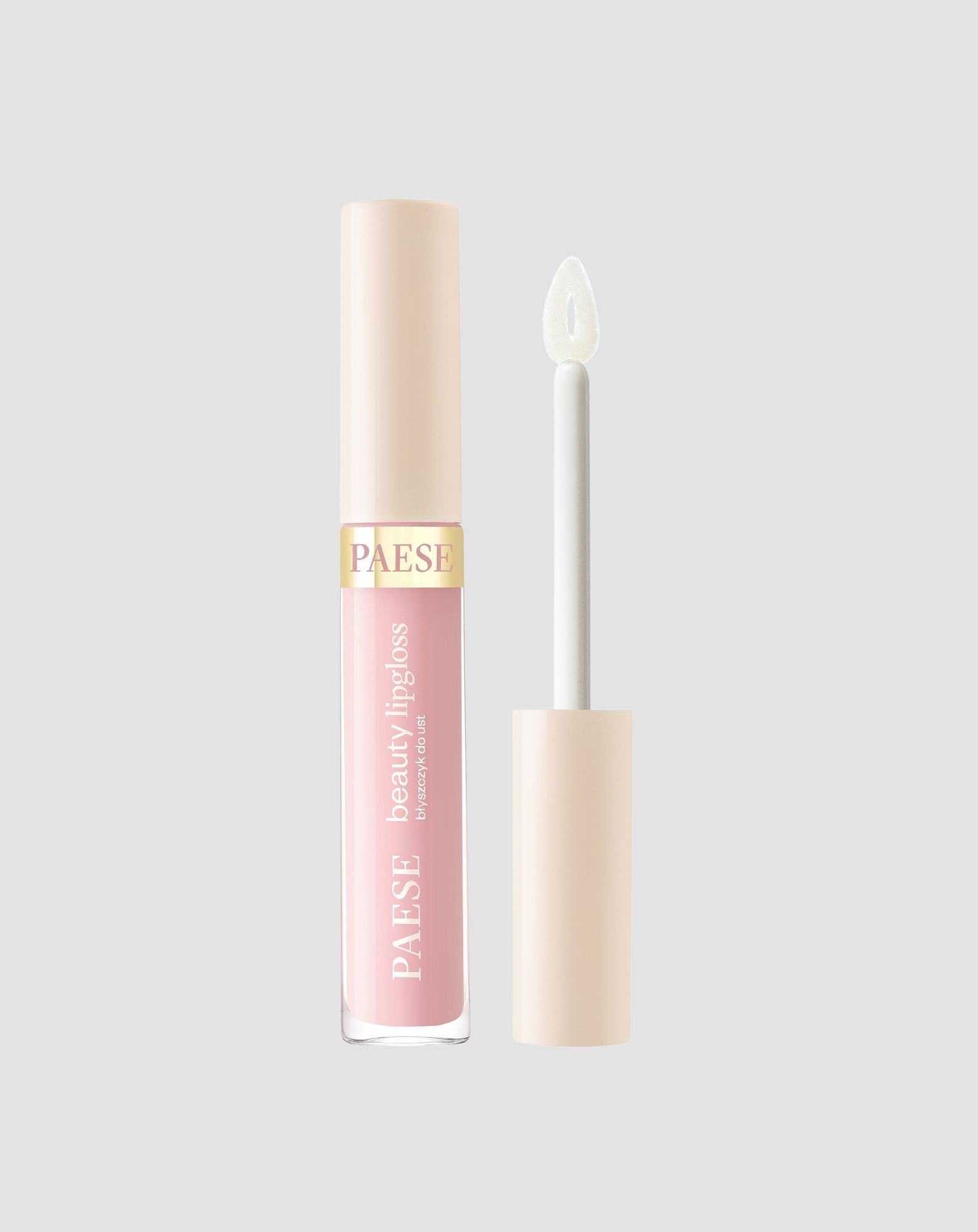 Pielęgnujący błyszczyk do ust z peptydami Beauty Lipgloss Paese - Milk Shake - 4