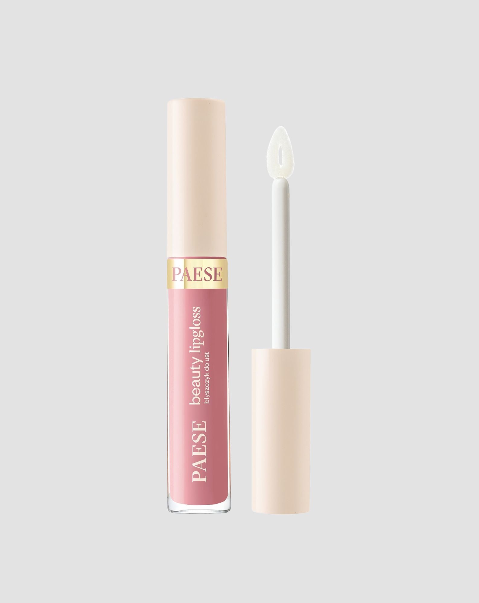 Pielęgnujący błyszczyk do ust z peptydami Beauty Lipgloss Paese - Raspberry Cream - 4