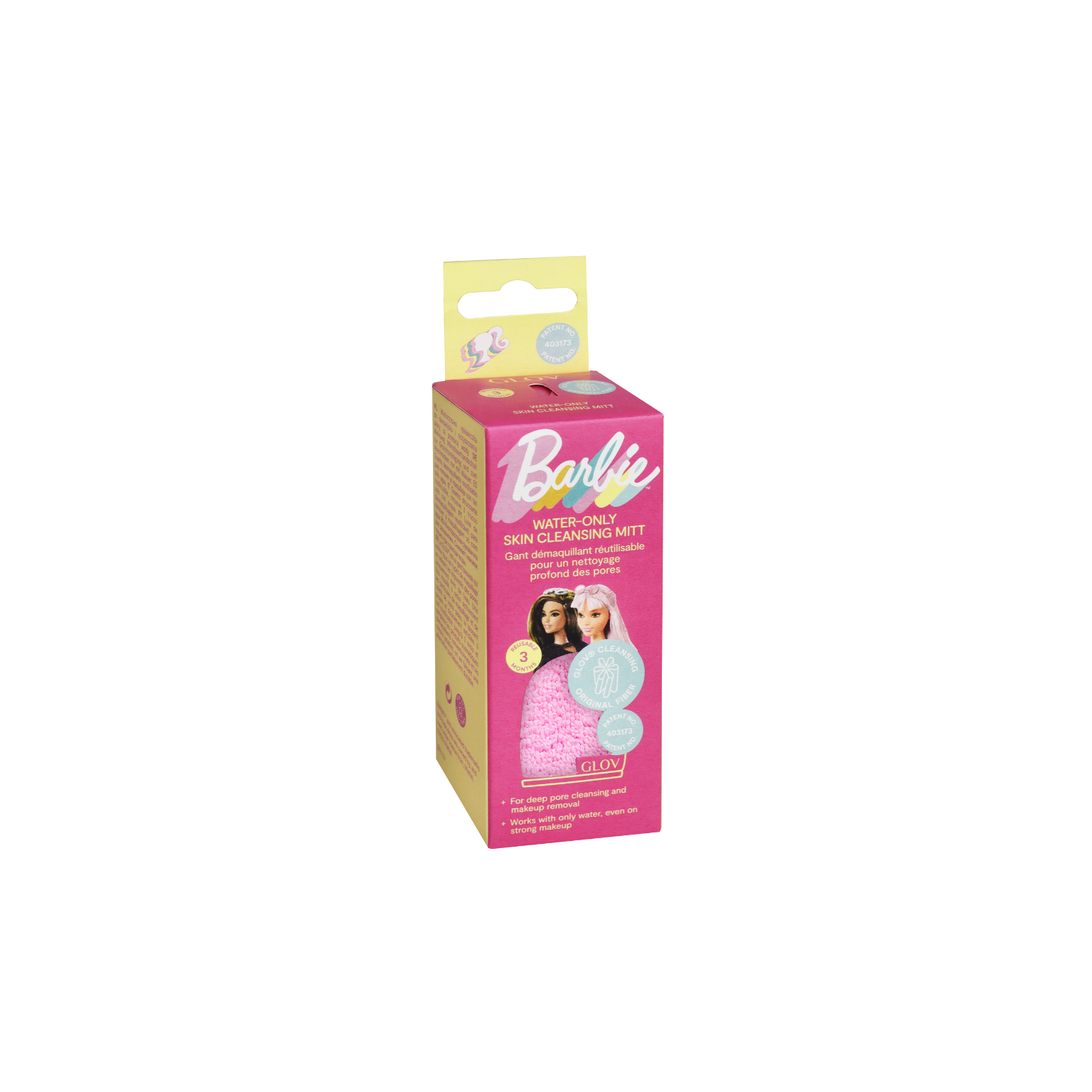 Rękawica do oczyszczania twarzy i demakijażu Barbie Water-Only Cleansing Mitt Cosy Rosy Glov - 2