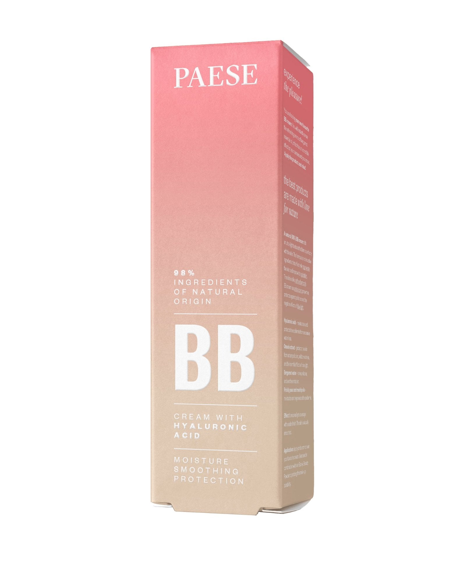 Naturalny krem koloryzujący BB z kwasem hialuronowym 01 ivory Paese - 3