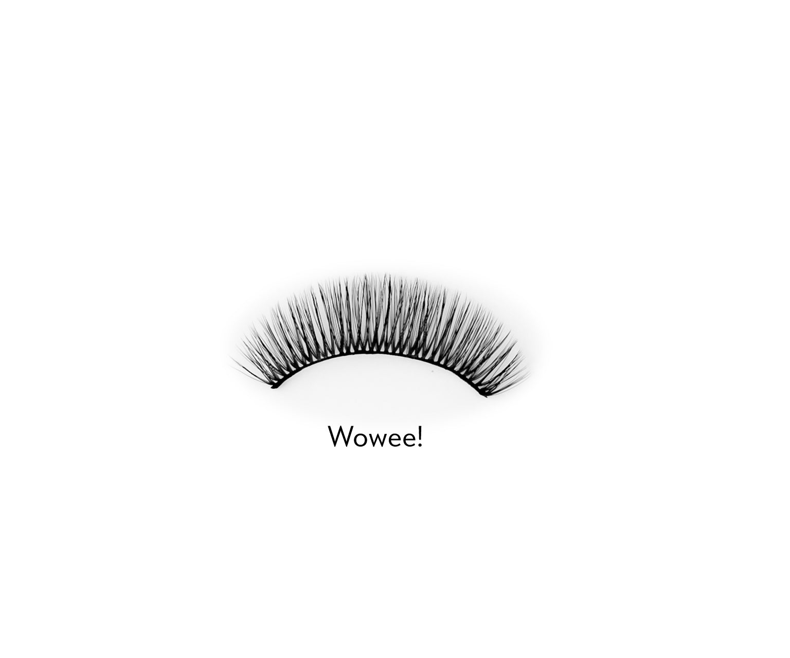 Sztuczne rzęsy na pasku 2d do wielokrotnego stosowania łatwe w aplikacji Wowee! Bamm!Lashes - 4