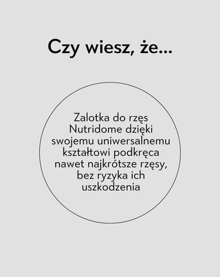 Wytrzymała i precyzyjna zalotka do podkręcania rzęs Nutridome