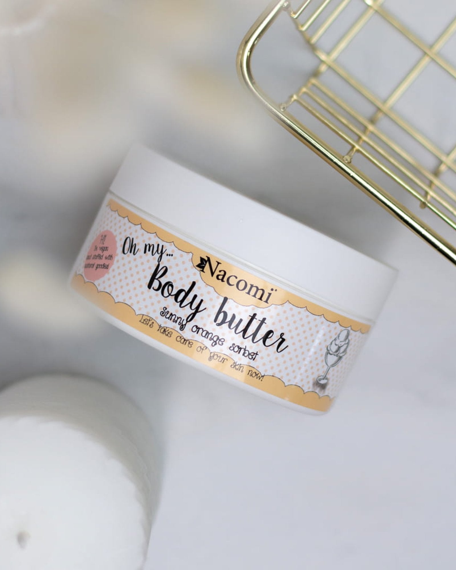 Regenerujące Masło Body Butter pomarańczowy sorbet do każdego rodzaju skóry Nacomi - 2