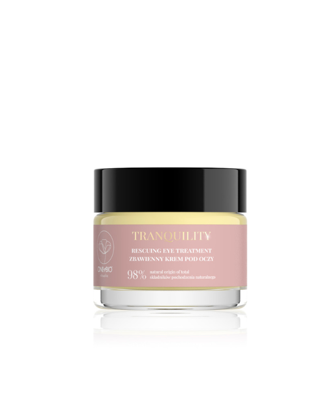 Zbawienny krem pod oczy odmładzająco-rozświetlający Tranquility Ritualia Onlybio - 1