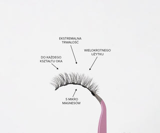 Magnetyczne sztuczne rzęsy wielokrotnego użytku Magnetic Gazelle Eye Bamm!Lashes - 4