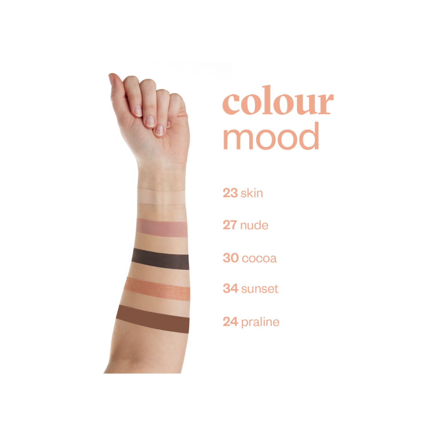 Satynowy cień do powiek Colour mood w odcieniu chłodnego brązu 31 Pearly Coffee Paese - 6