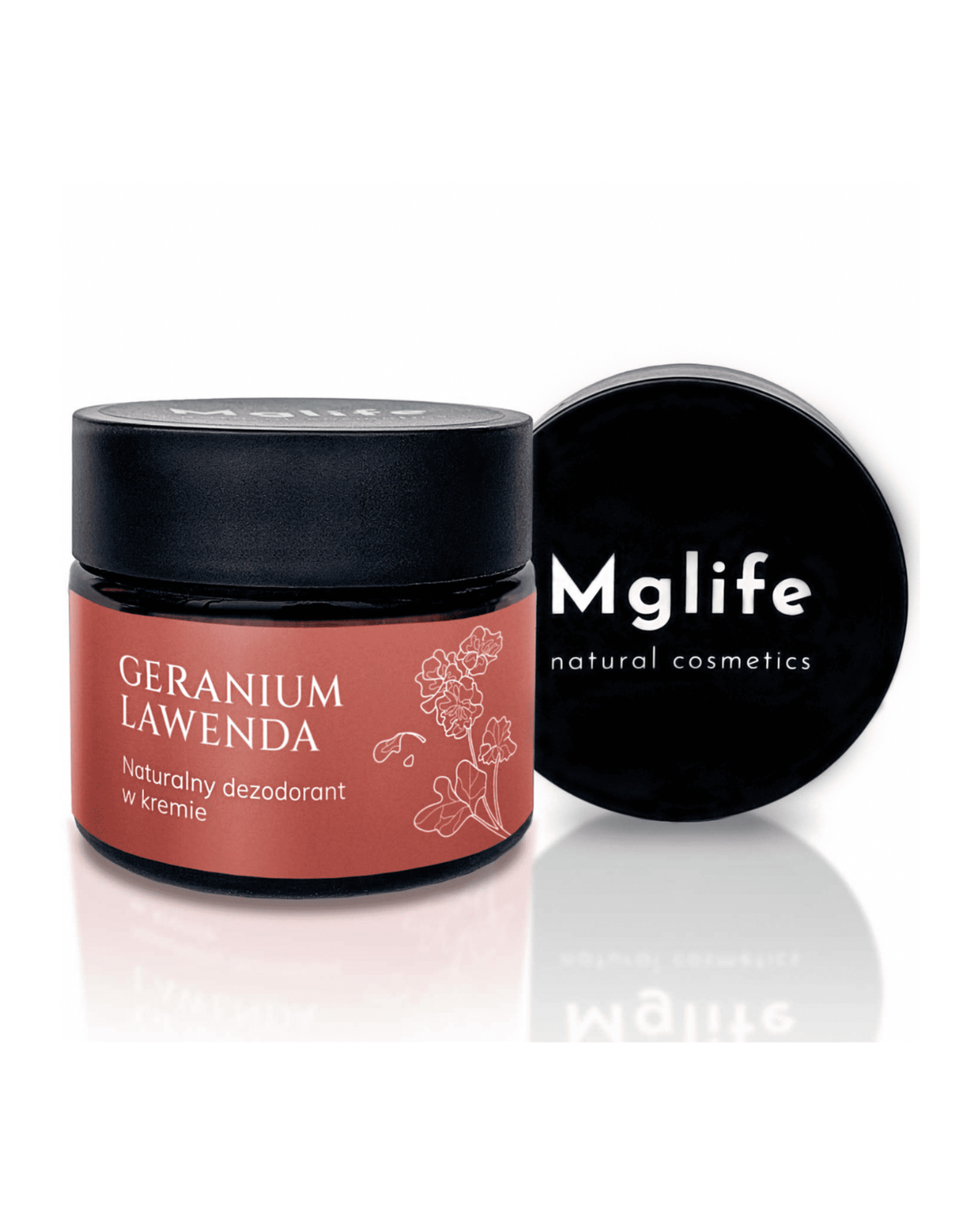 Naturalny dezodorant w kremie geranium i lawenda Mglife - 1