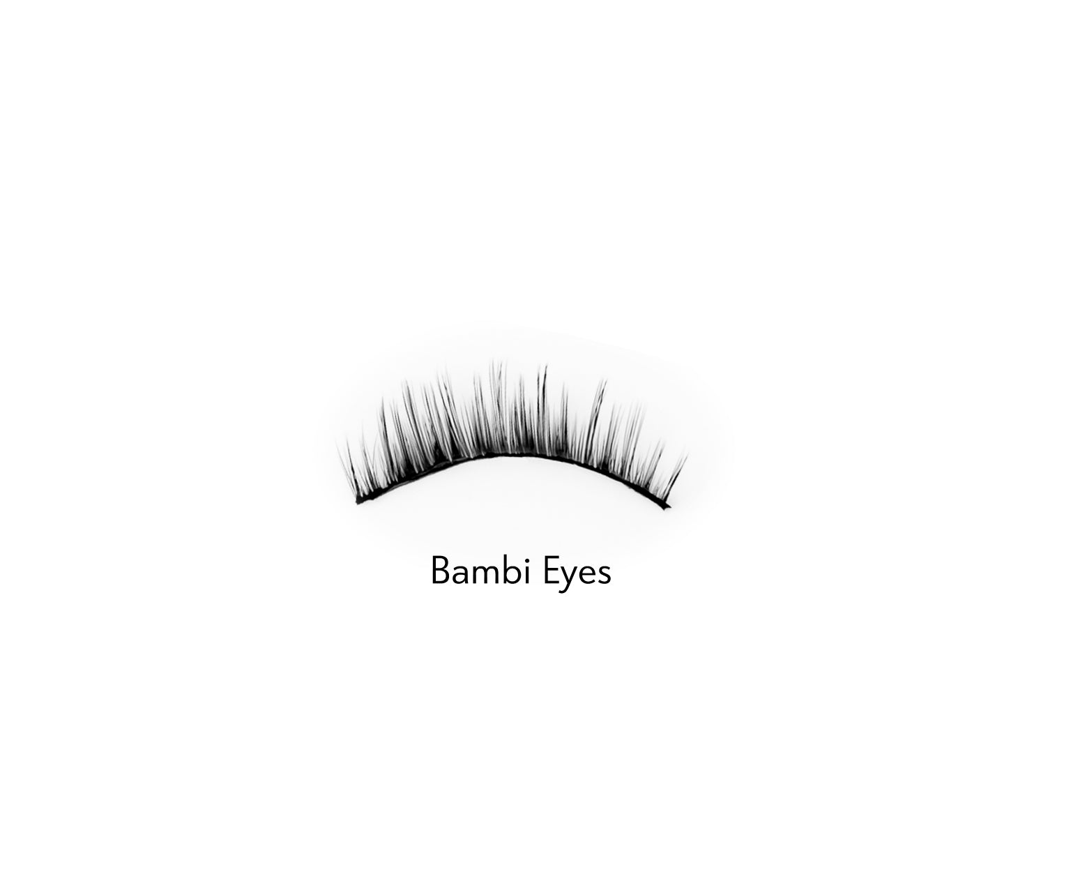 Sztuczne rzęsy na pasku 2d do wielokrotnego stosowania miękkie i lekkie Bambi Eyes Bamm!Lashes - 4