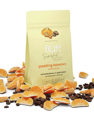 Suchy peeling do ciała z solą z Morza Martwego i kawą robusta Fluff - 2