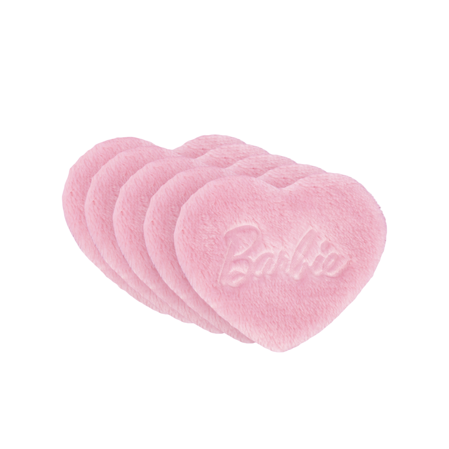 Wielorazowe płatki kosmetyczne do demakijażu Barbie Ultrasoft Reusable Pads Hearts Pink Glov - 1