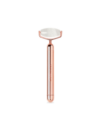 Roller pulsacyjny z kryształu górskiego do masażu twarzy Rose Gold Crystallove