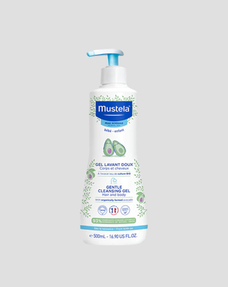 Delikatny żel do mycia z organicznym awokado Mustela - 1
