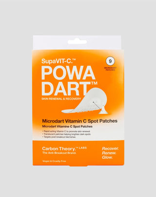 Plastry z mikroigłami na przebarwienia z witaminą C SupaVit-C Powa Dart Carbon Theory - 1