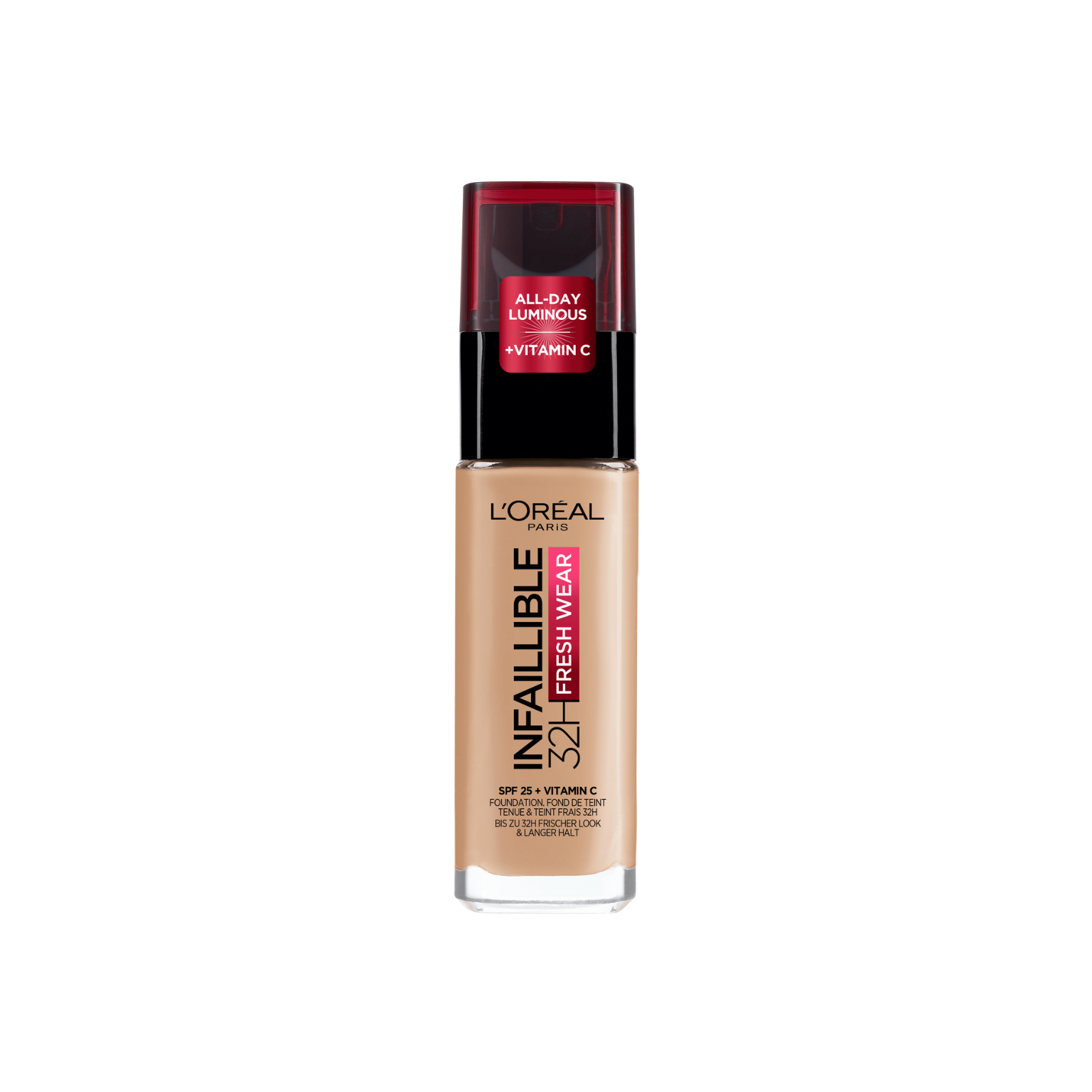 Długotrwały podkład z SPF 25 Infaillible Fresh Wear 140 Golden Beige L'Oreal Paris - 1