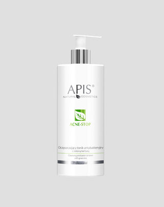 Oczyszczający tonik antybakteryjny z zieloną herbatą Acne-Stop Apis - 1
