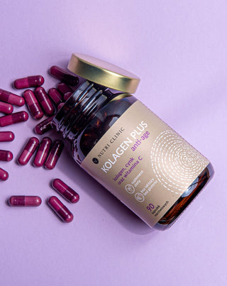Kolagen plus anti-age kapsułki z kolagenem cynkiem i witaminą C Nutri Clinic 90 kapsułek_2 - 2