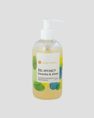 Żel do mycia ciała i twarzy Limonka & Aloes 100% naturalny Opcja Natura - 1
