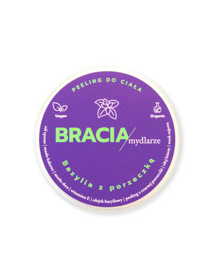 Naturalny peeling solny poprawiający nastrój Bazylia z porzeczką Bracia Mydlarze - 5