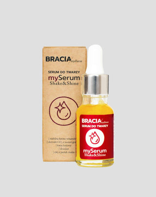 Rozświetlające serum do twarzy z witaminą C i skwalanem Shake&Shine Bracia Mydlarze - 1