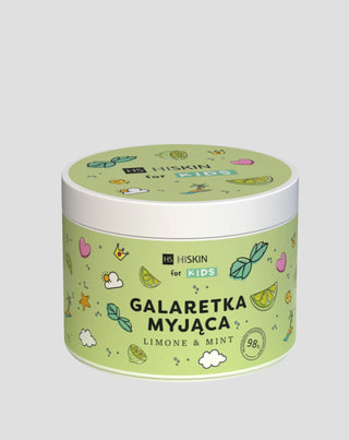 Galaretka myjąca do kąpieli dla dzieci zielona sweet lime HiSkin for Kids - 1