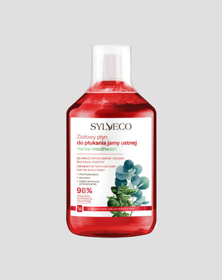 Ziołowy płyn do płukania jamy ustnej z chlorheksydyną Sylveco - 1
