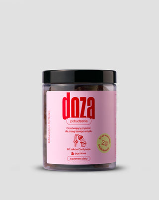 Doza pobudzenia Żelki z ekstraktem z grzyba Cordyceps 60 szt. Doza - 1