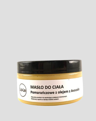 Masło do ciała pomarańczowe z olejem z avocado na rozstępy i cellulit La-Le - 1