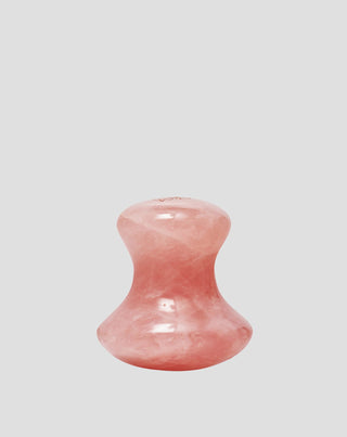 Grzybek do masażu twarzy z naturalnego kwarcu różowego Crystallove - 1