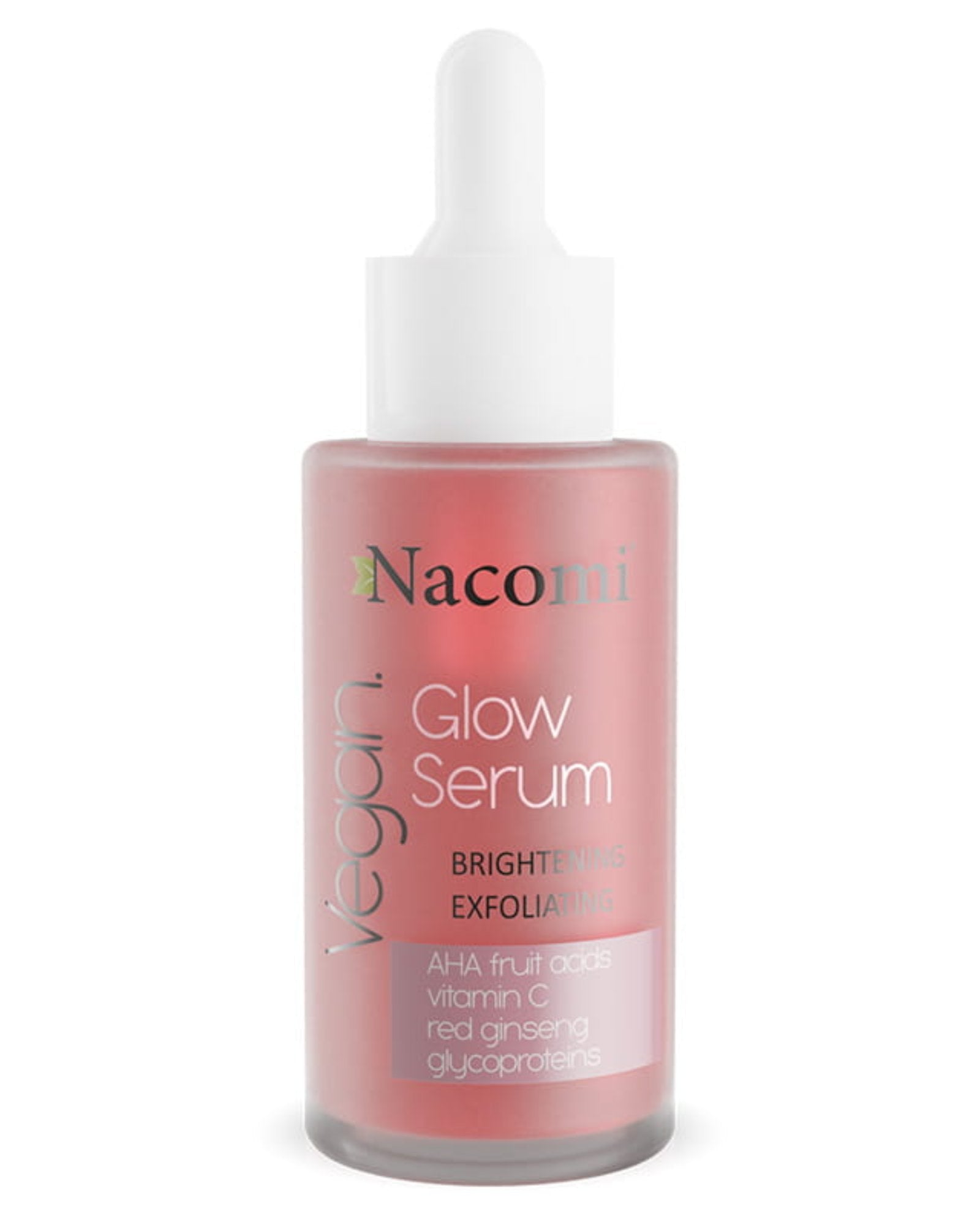 Rozjaśniająco złuszczające serum z ekstraktem z cytryny i kwasami AHA Glow Nacomi - 1