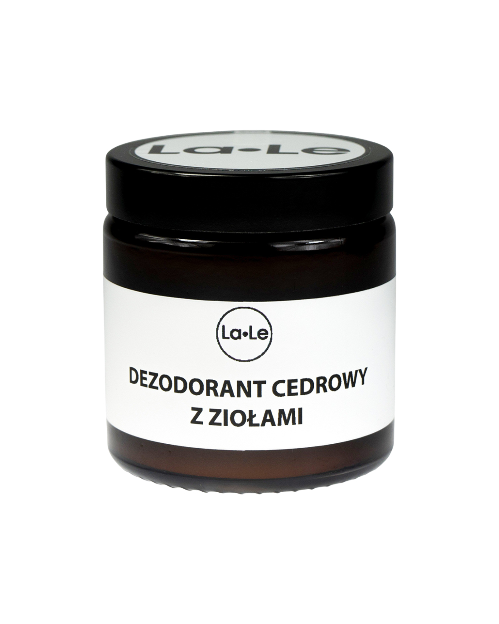 Dezodorant ekologiczny w kremie - Cedr z ziołami działający antybakteryjnie, łagodzący podrażnienia La-Le - 1