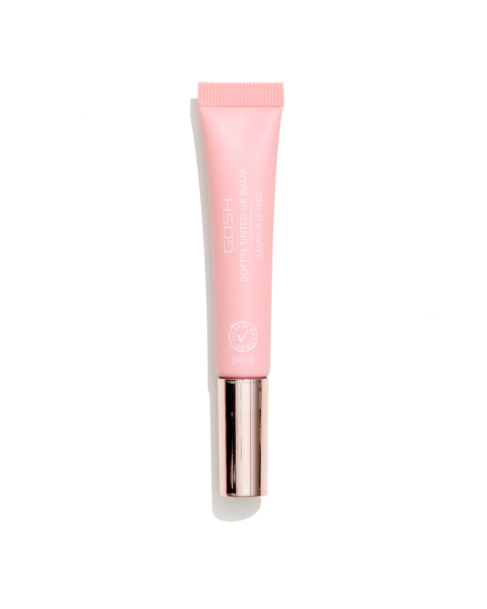 Nawilżająco - odżywczy balsam do ust z filtrem spf 15 kolor 003 Rose Soft'n Tinted Gosh - 1