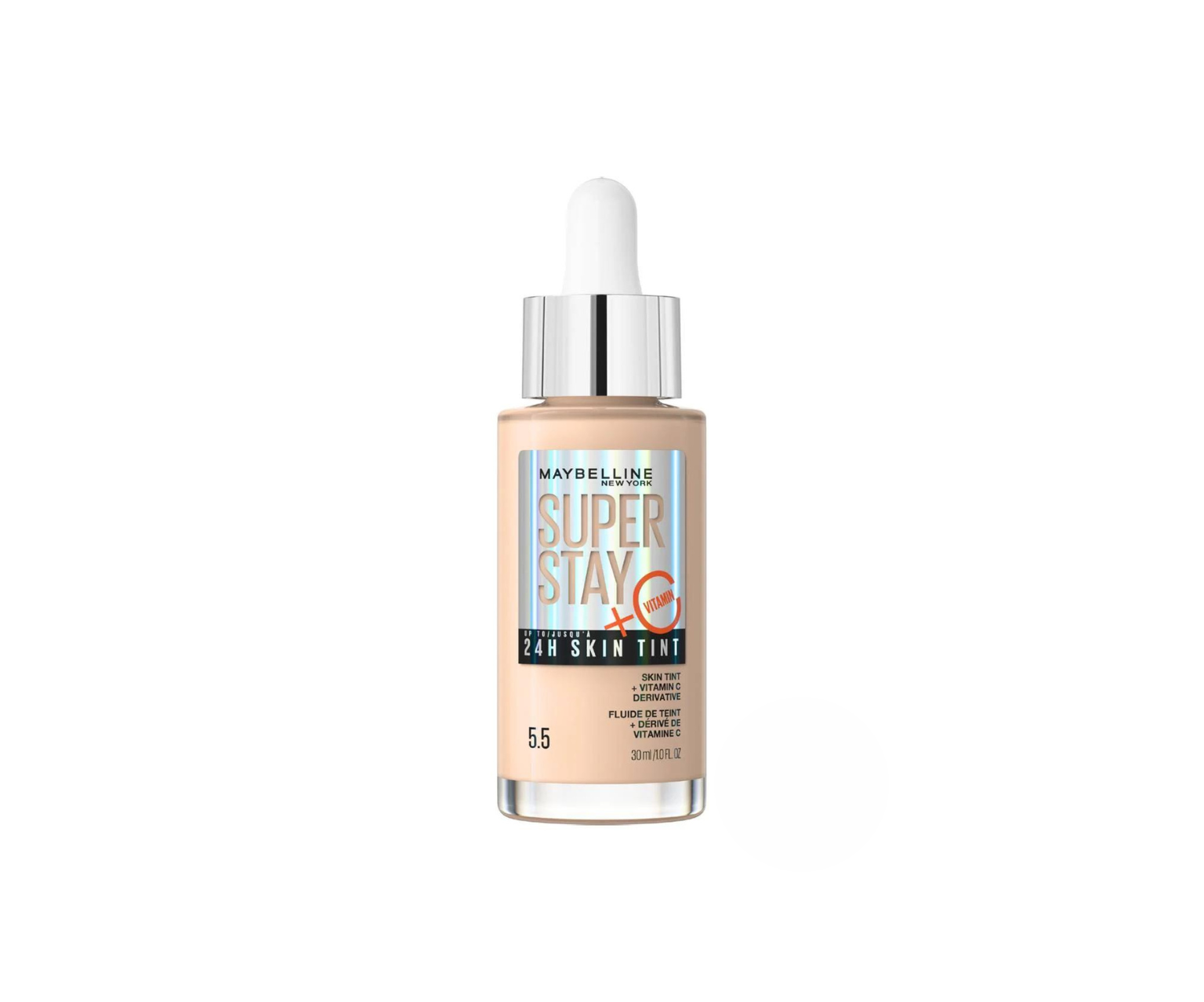 Długotrwały podkład rozświetlający z witaminą C Super Stay Skin Tint 5.5 Maybelline - 1