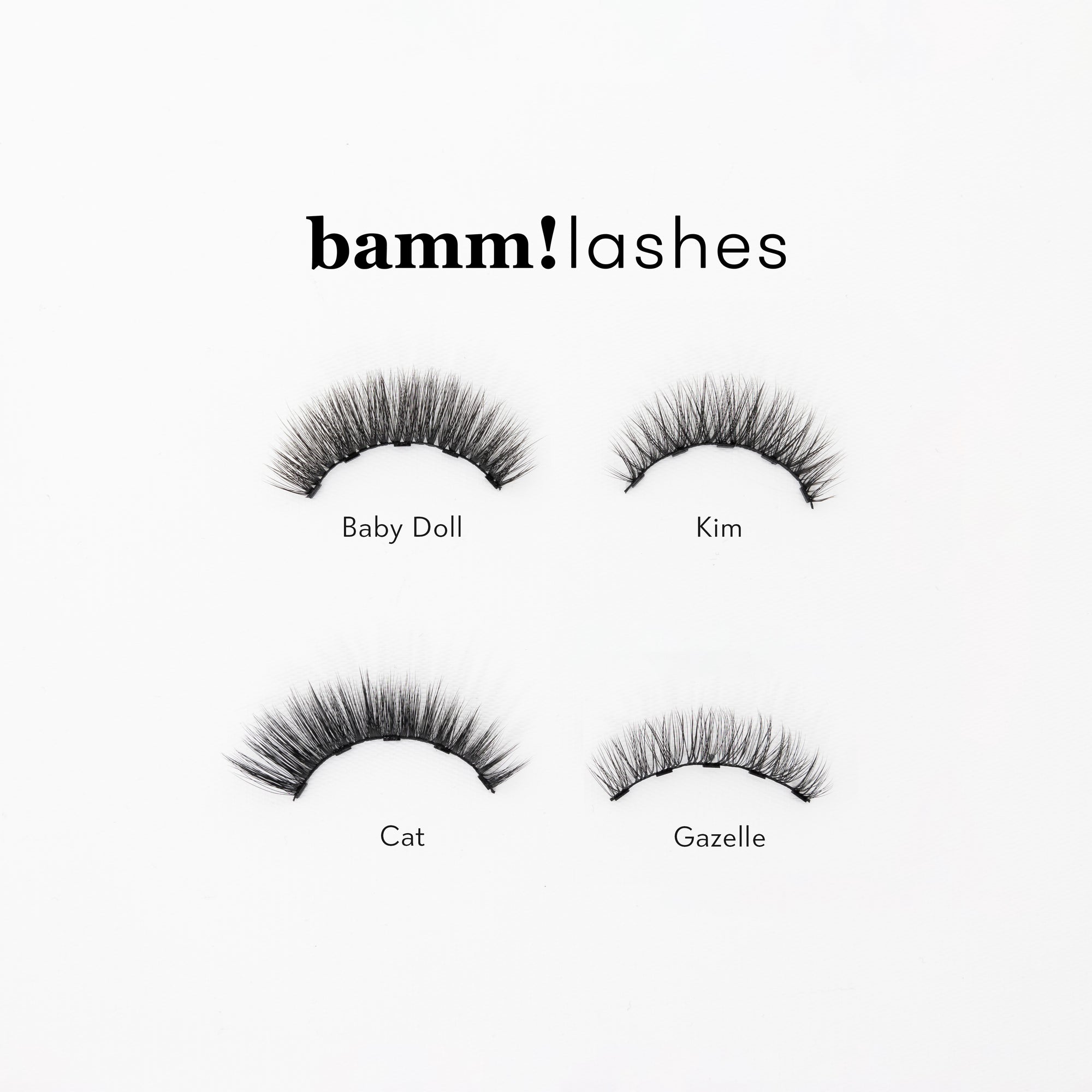 Magnetyczne sztuczne rzęsy wielokrotnego użytku Magnetic Gazelle Eye Bamm!Lashes - 5