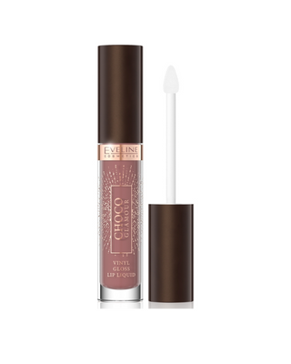 Pomadka w płynie z efektem glossy lips 03 Toffee Chocolate Choco Glamour Eveline