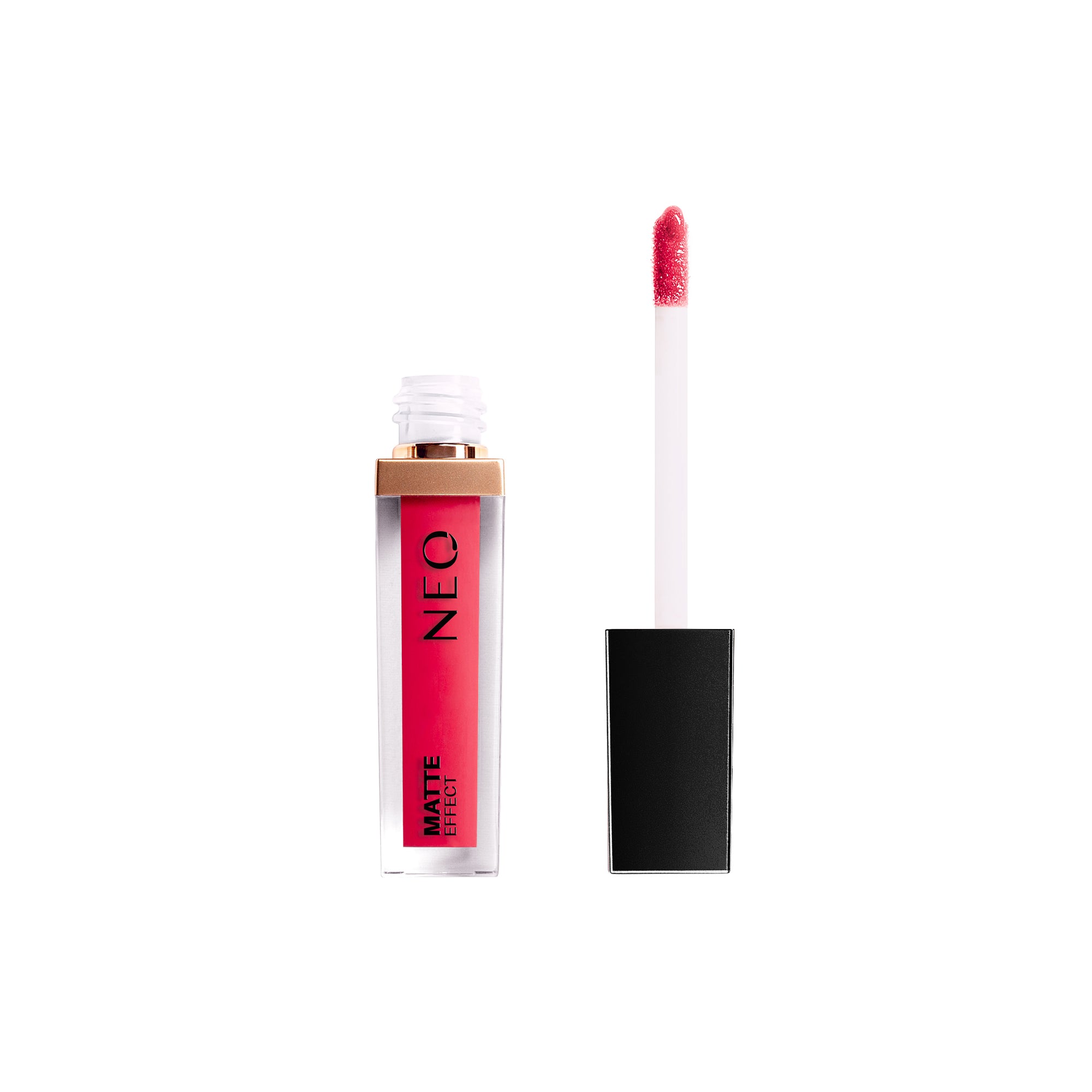 Pomadka matowa w płynie 14 cynober Matte Effect Lipstick Lotus Neo Make Up - 1