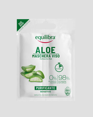 Aloesowa oczyszczająca maseczka do twarzy Equilibra - 1